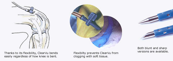 ClearVu Is the Only Cannula Engineered to Bend With an Articulating Joint