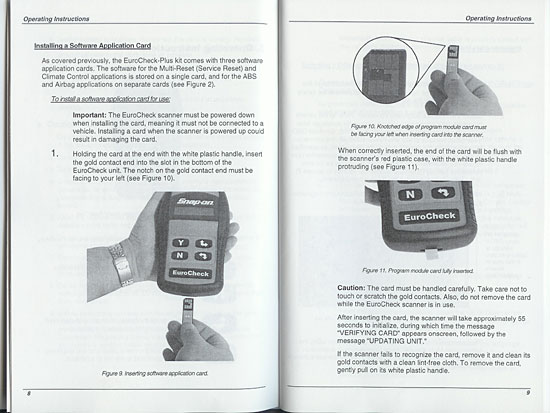 Snap-on diagnostic system user's manual